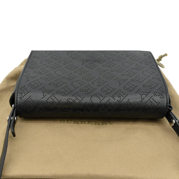 Burberry Hampshire Perforated Leather Crossbody Bag - Top
