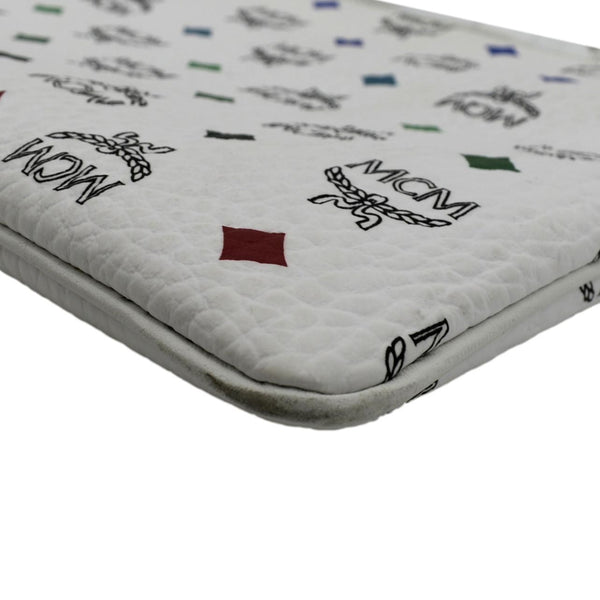 MCM Visetos Medium Canvas Crossbody Pouch Multicolor