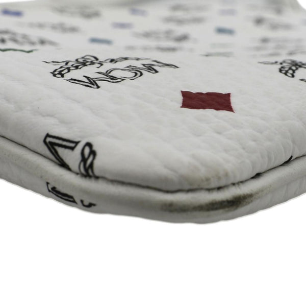 MCM Visetos Medium Canvas Crossbody Pouch Multicolor