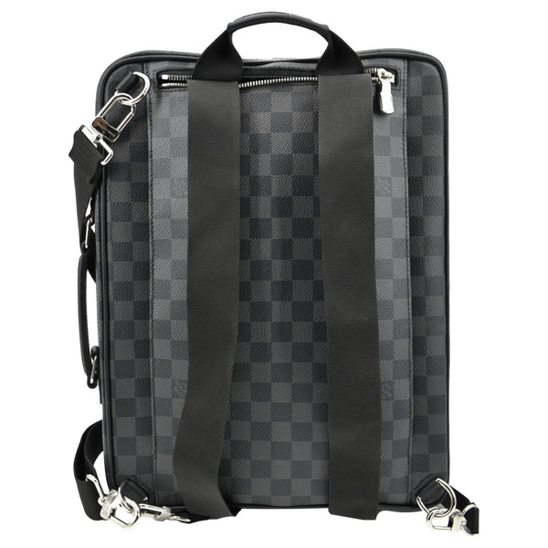 Louis Vuitton Damier Graphite Briefcase Backpack Bag - Back
