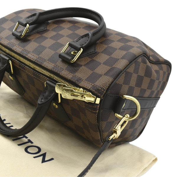 LOUIS VUITTON Speedy 25 Bandouliere Damier Ebene Shoulder Bag Brown