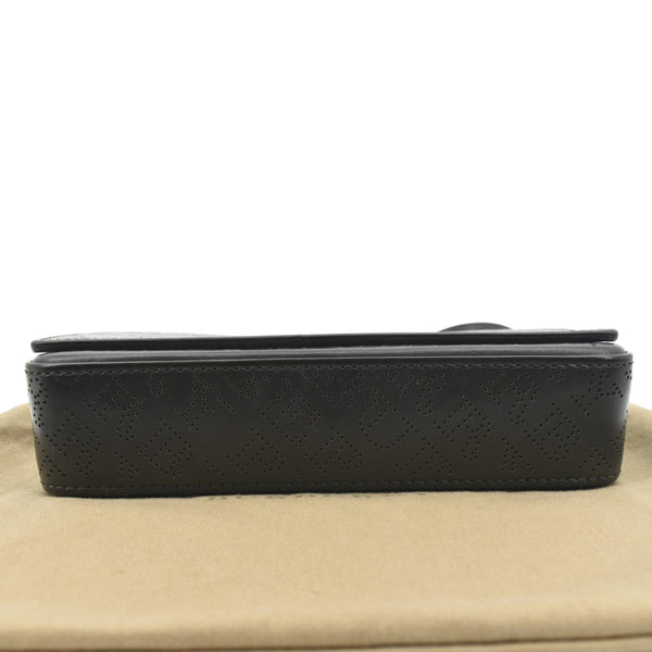 Burberry Hampshire Perforated Leather Crossbody Bag - Bottom