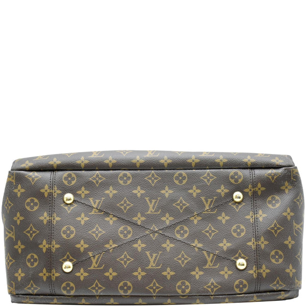 LOUIS VUITTON Artsy MM Monogram Canvas Hobo Bag Brown