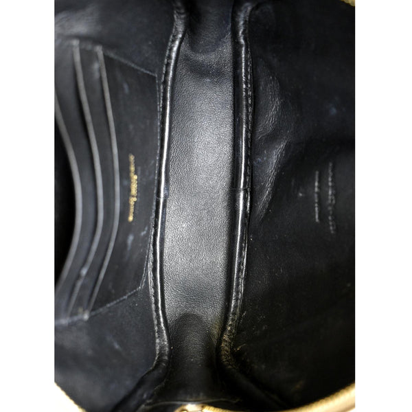 YVES SAINT LAURENT Mini Lou Grain De Poudre Camera Bag Beige