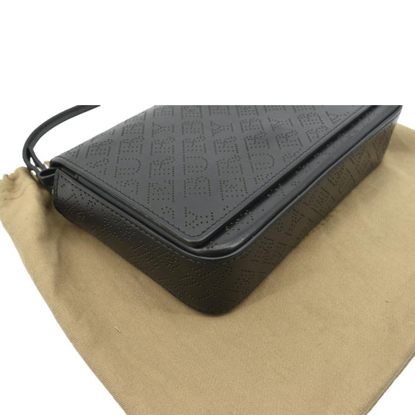 Burberry Hampshire Perforated Leather Crossbody Bag - Bottom Left