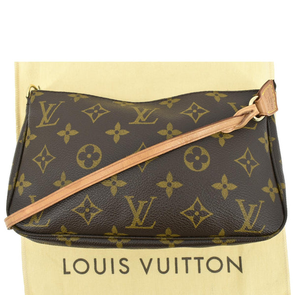LOUIS VUITTON Pochette Accessoires Monogram Canvas Pouch Bag Brown