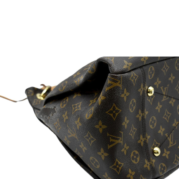 LOUIS VUITTON Artsy MM Monogram Canvas Hobo Bag Brown