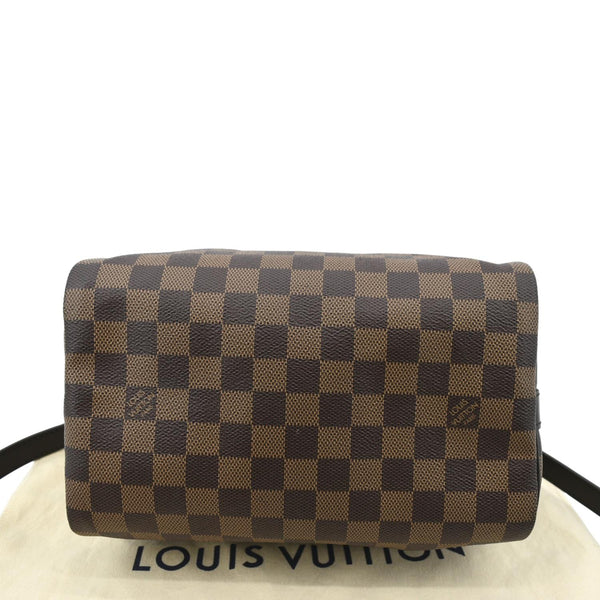 LOUIS VUITTON Speedy 25 Bandouliere Damier Ebene Shoulder Bag Brown