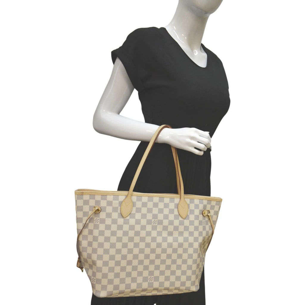 Luxury Handbags LOUIS VUITTON Damier Azur Neo Neverfull MM 810-00370 -  Mazzarese Jewelry