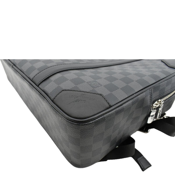Louis Vuitton Damier Graphite Briefcase Backpack Bag - Bottom Right