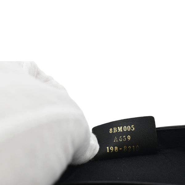 FENDI Liberty F Vitello Leather Crossbody Belt Bag Black