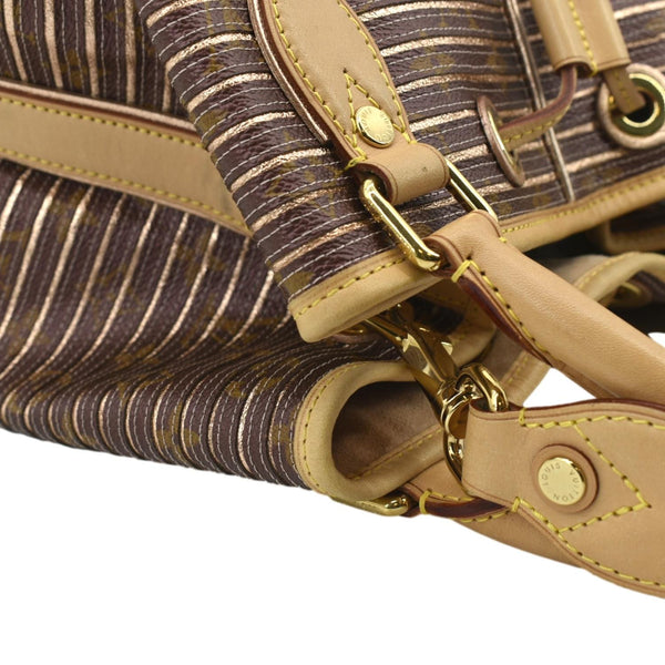LOUIS VUITTON Eden Neo Monogram Canvas Shoulder Bag Peche