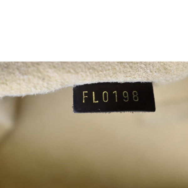 LOUIS VUITTON Jersey Damier Ebene Shoulder Bag Creme