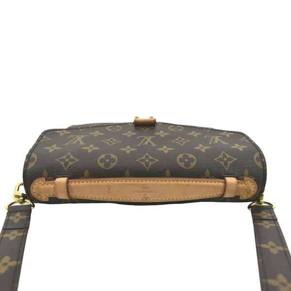 LOUIS VUITTON Metis Pochette Monogram Canvas Crossbody Bag Brown