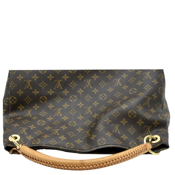 LOUIS VUITTON Artsy MM Monogram Canvas Hobo Bag Brown