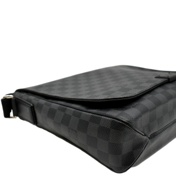Louis Vuitton District MM Damier Graphite Messenger Bag - Bottom Left