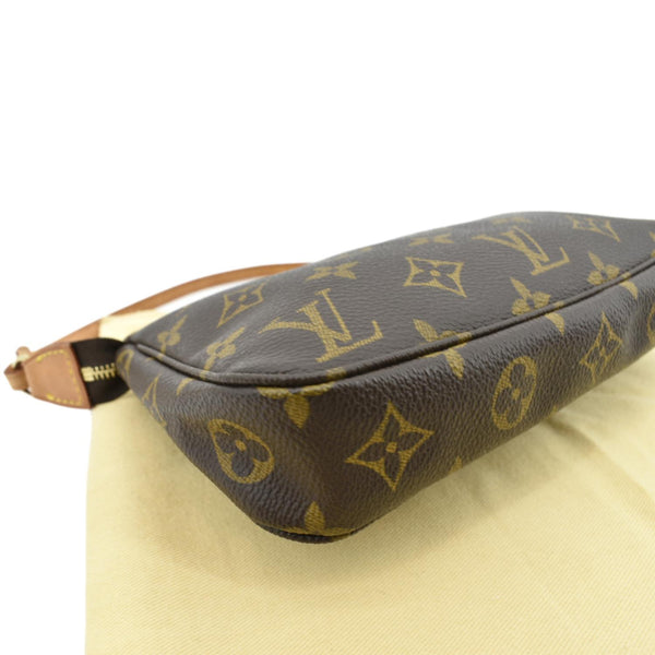 LOUIS VUITTON Pochette Accessoires Monogram Canvas Pouch Bag Brown