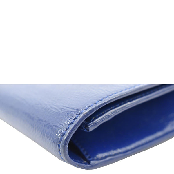 Yves Saint Laurent Belle de Jour Leather Clutch Bag - Left Bottom Corner