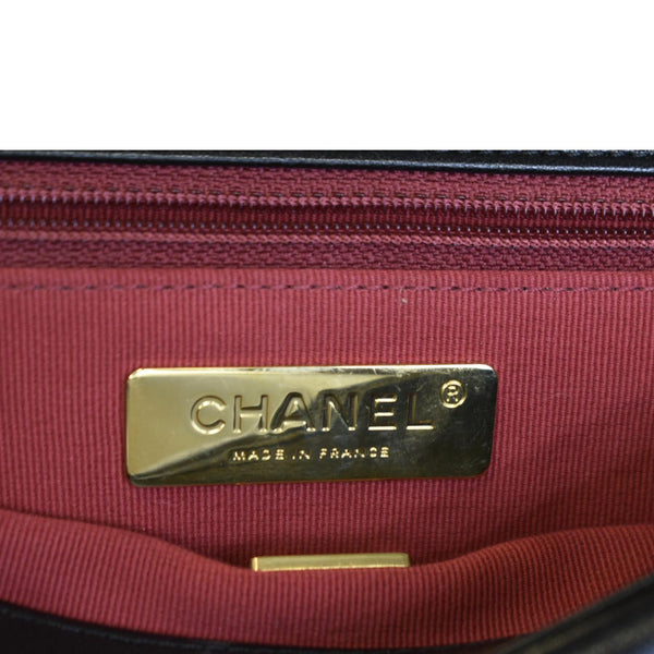 CHANEL 19 Small Flap Quilted Lambskin Leather Shoulder Bag Black - Final Sale