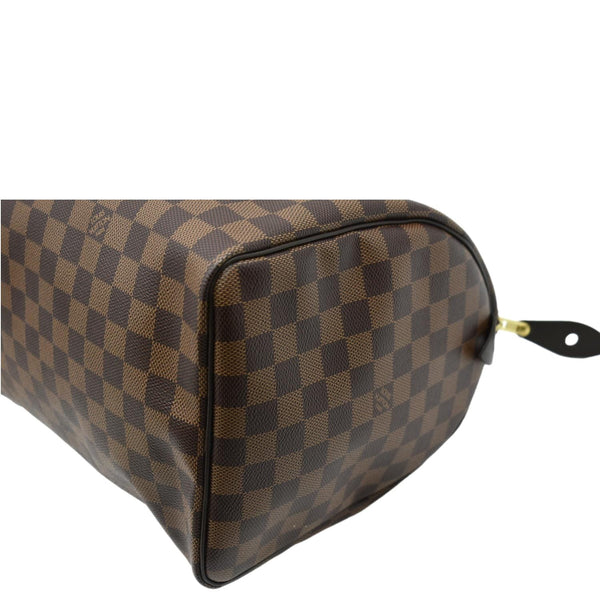 LOUIS VUITTON Speedy 35 Damier Ebene Satchel Bag Brown