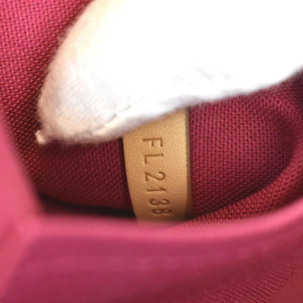 Louis Vuitton Alma PM Patches Canvas Satchel Bag - Serial Number