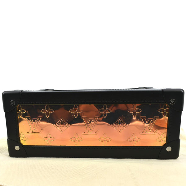 LOUIS VUITTON Soft Trunk Monogram Prism Shoulder Bag Black