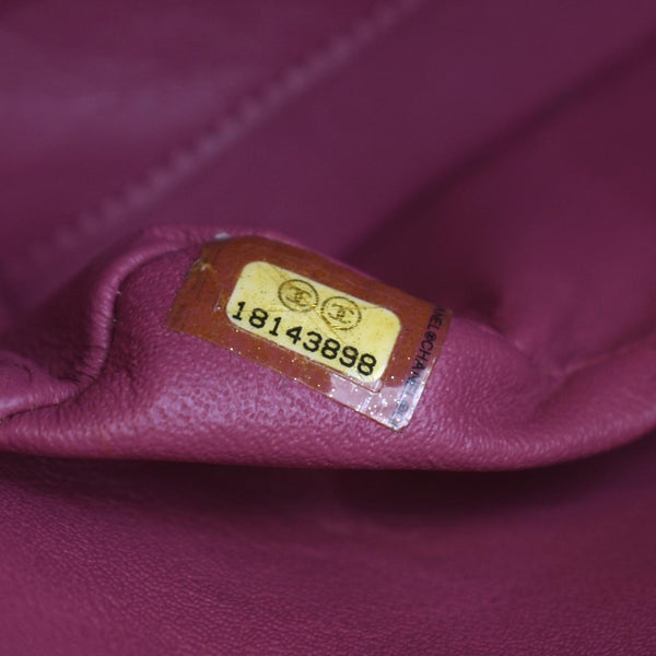 Chanel Classic Medium Double Flap Leather Shoulder Bag - Serial Number