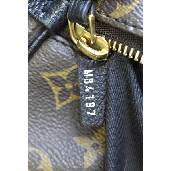 LOUIS VUITTON Tournelle MM Monogram Canvas Shoulder Bag Black