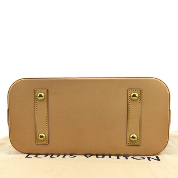 Louis Vuitton Alma PM Patches Canvas Satchel Bag - Bottom