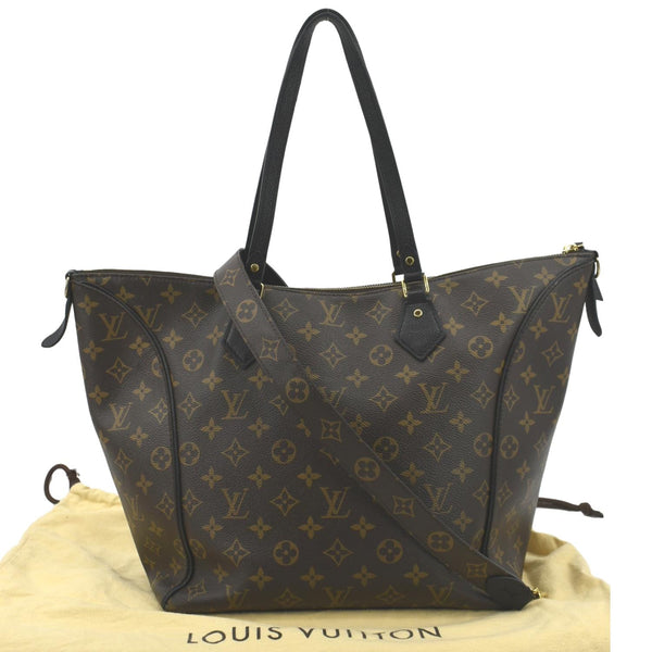 LOUIS VUITTON Tournelle MM Monogram Canvas Shoulder Bag Black