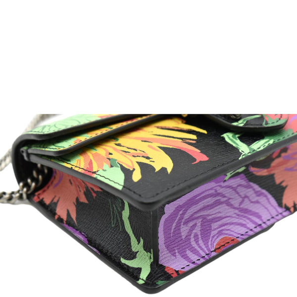 GUCCI Ken Scott Dionysus Printed Leather Shoulder Bag Multicolor