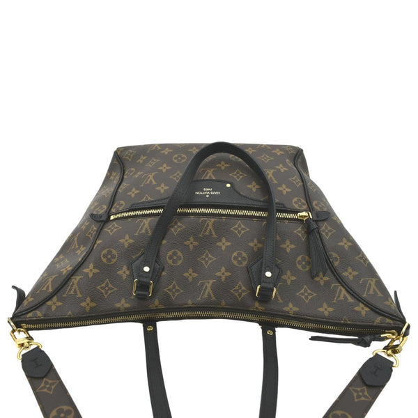 LOUIS VUITTON Tournelle MM Monogram Canvas Shoulder Bag Black