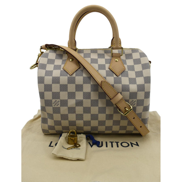 Louis Vuitton Speedy 25 Bandouliere Shoulder Bag White - Product
