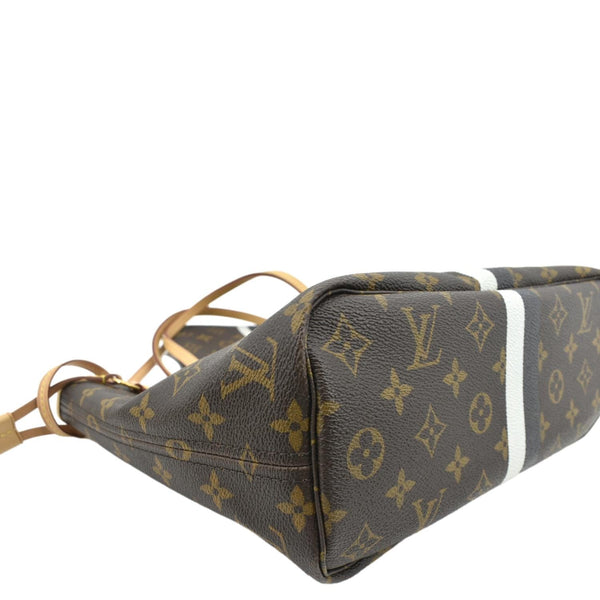 Louis Vuitton Neverfull MM Monogram Canvas Tote Bag - Bottom Left