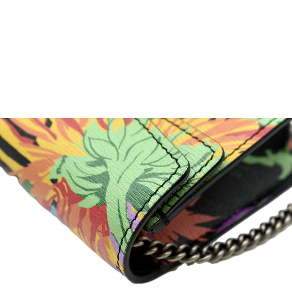 GUCCI Ken Scott Dionysus Printed Leather Shoulder Bag Multicolor