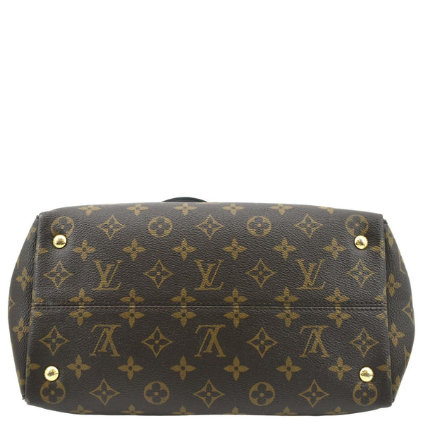 LOUIS VUITTON Tournelle MM Monogram Canvas Shoulder Bag Black