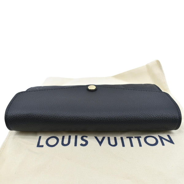 LOUIS VUITTON Sarah Monogram Empreinte Leather Wallet Black