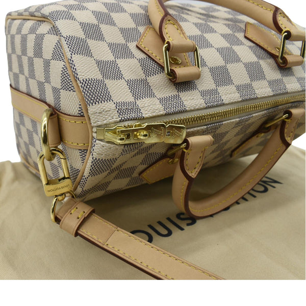 Louis Vuitton Speedy 25 Bandouliere Shoulder Bag White - Top Right