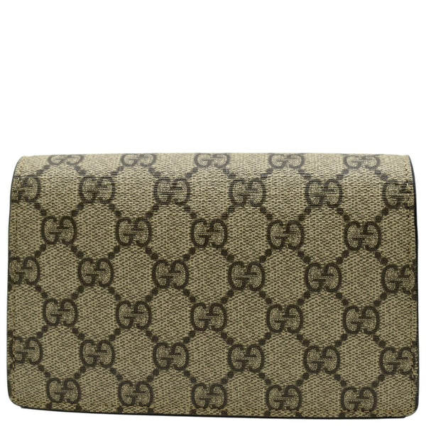GUCCI Dionysus Super Mini GG Supreme Canvas Crossbody Bag Taupe 476432