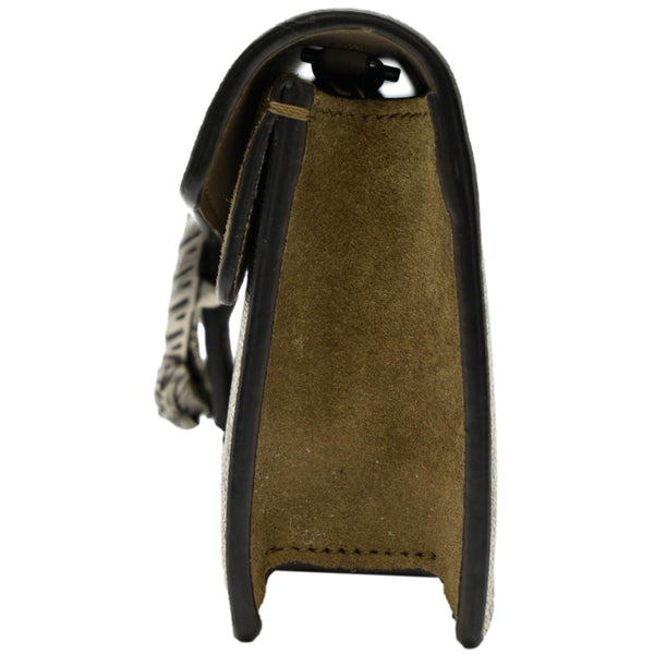 GUCCI Dionysus Super Mini GG Supreme Canvas Crossbody Bag Taupe 476432