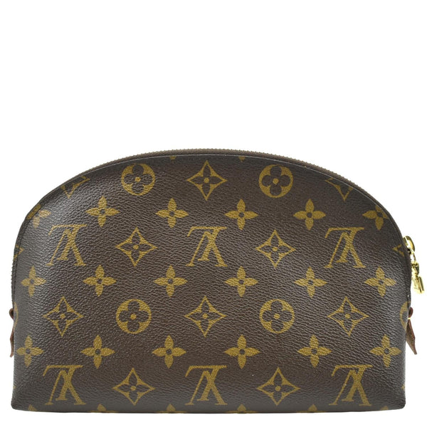 LOUIS VUITTON Monogram Canvas Cosmetic Pouch Brown