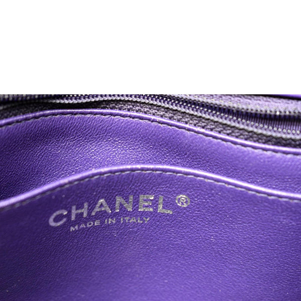 Chanel Mini Flap Patent Calfskin Leather Shoulder Bag - Made In Italy
