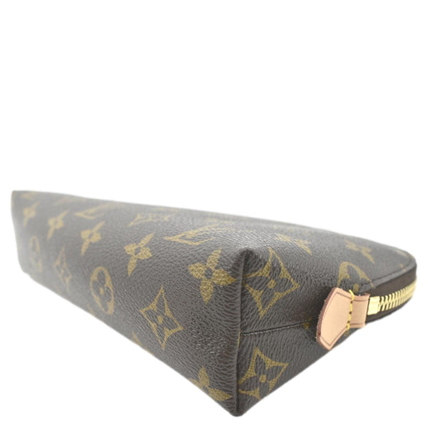 LOUIS VUITTON Monogram Canvas Cosmetic Pouch Brown