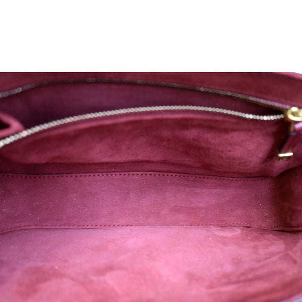 CHRISTIAN DIOR Dio(r)evolution Flap Calfskin Shoulder Bag Dark Red