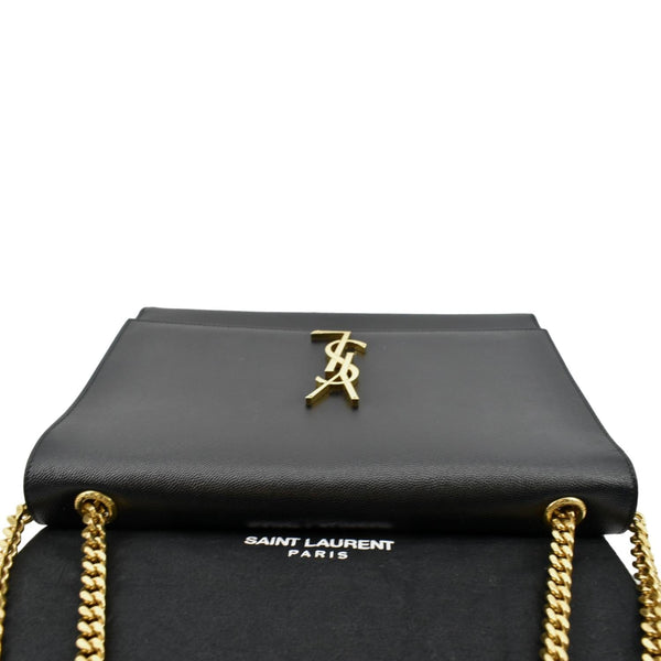 YVES SAINT LAURENT Kate Leather Shoulder Bag Black