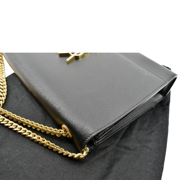 YVES SAINT LAURENT Kate Leather Shoulder Bag Black