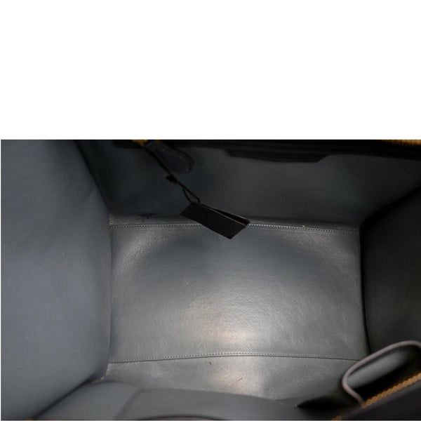 Celine Luggage Calfskin Leather Tote Bag Tri-Color - Inside