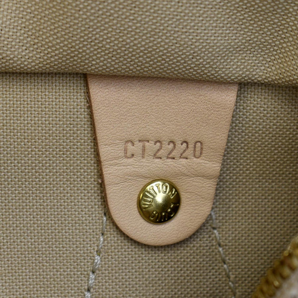 LOUIS VUITTON Speedy 25 Bandouliere Damier Azur Shoulder Bag White