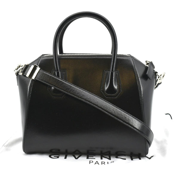 GIVENCHY Antigona Small Leather Shoulder Bag Black