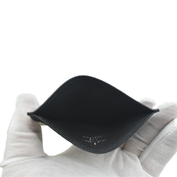Louis Vuitton Monogram Eclipse Card Holder Black - Inside